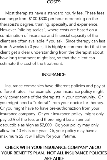 COSTS: 